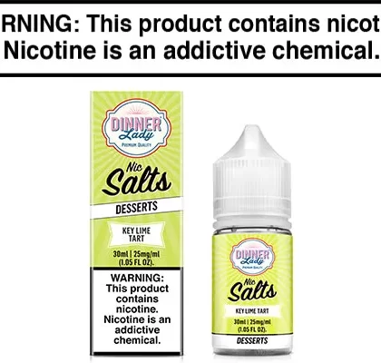 KEY LIME TART BY DINNER LADY SALTS 30ML - Vapejuice