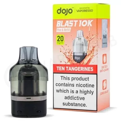 Ten Tangerines Dojo Blast 10K Refill Pack - Ecigpremium