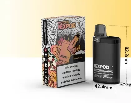 Wotofo nexPOD Prefilled Pod Kit - Flavor#Strawberry Lush>Strawberry Mango>Strawberry Cone>Grape Apple>Mango Pear>Sakura Milk>Forest Berries>Mint>Caramel Tobacco>Monster Ice>Purple Razz Ice>S