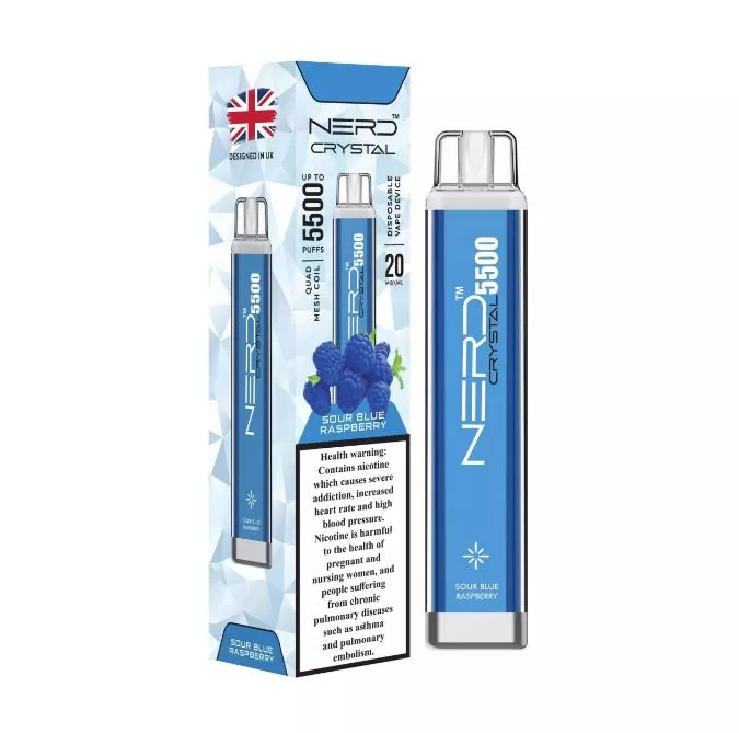 NERD CRYSTAL DISPOSABLE VAPE (5500 Puffs) - Mango Ice / 20 mg - Image 3