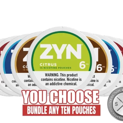 [10-Pack] ZYN Pouches Bundle