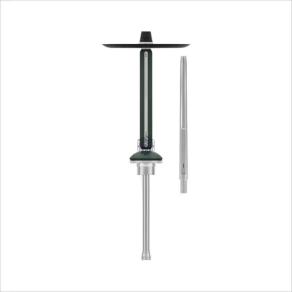 Shisha Alpha Hookah Echo Silver Emerald Green - Gwint+Uszczelka; Dyfuzor, Talerzyk