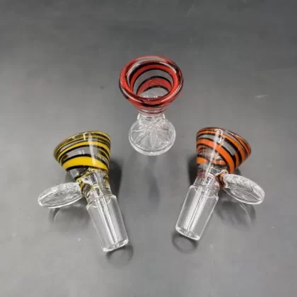 Color Swirl Herb Slide 14mm Male