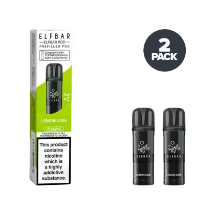 Lemon Lime Elf Bar 600 Prefilled Pods - Ukecigstore
