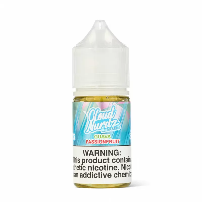 Cloud Nurdz Iced Guava Passionfruit Salt Nic 30mL (50/50)