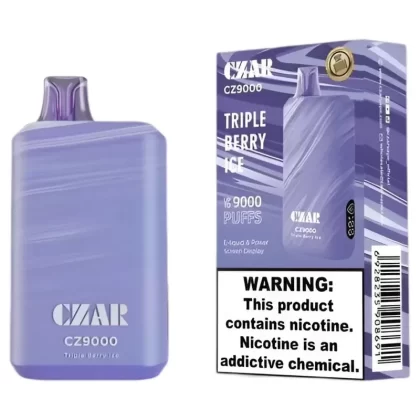 Triple Berry Ice – CZAR CZ9000 - Vape Store