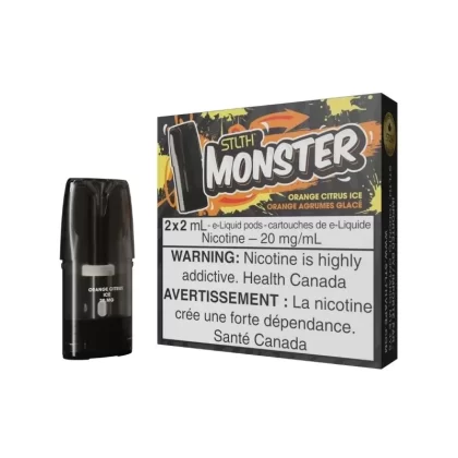 STLTH Monster Orange Citrus Ice Pods (2 Pack)