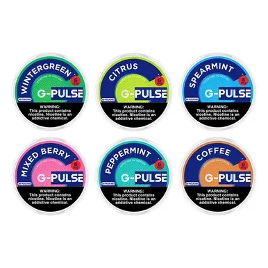 G Pulse Nicotine Pouches (20ct Can) 5pc Display