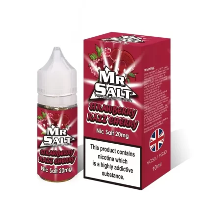 Mr Salt saltnic Strawberry Razz Cherry Vape Juice - 10 Pack - 20mg