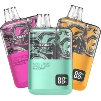 Bundle: Spaceman 10K Pro Vape - Pack Count#Single Pack~Flavor#Alphonso Mango~Nicotine#50MG