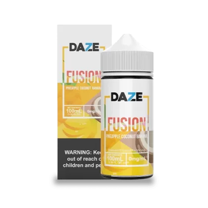 7 Daze Fusion Pineapple Coconut Banana 100ml Vape Juice - Vape Product, Vape Product