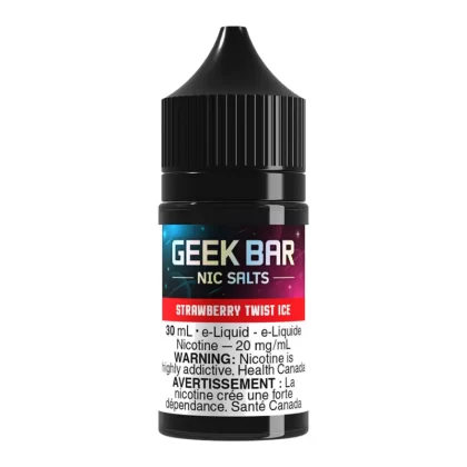 Geek Bar Salt Nic E-Liquid - Strawberry Twist Ice 30ml - 20mg/ml
