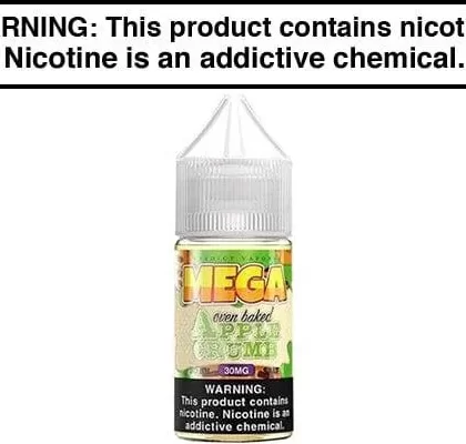 APPLE CRUMB BY MEGA SALTS 30ML - Vapejuice