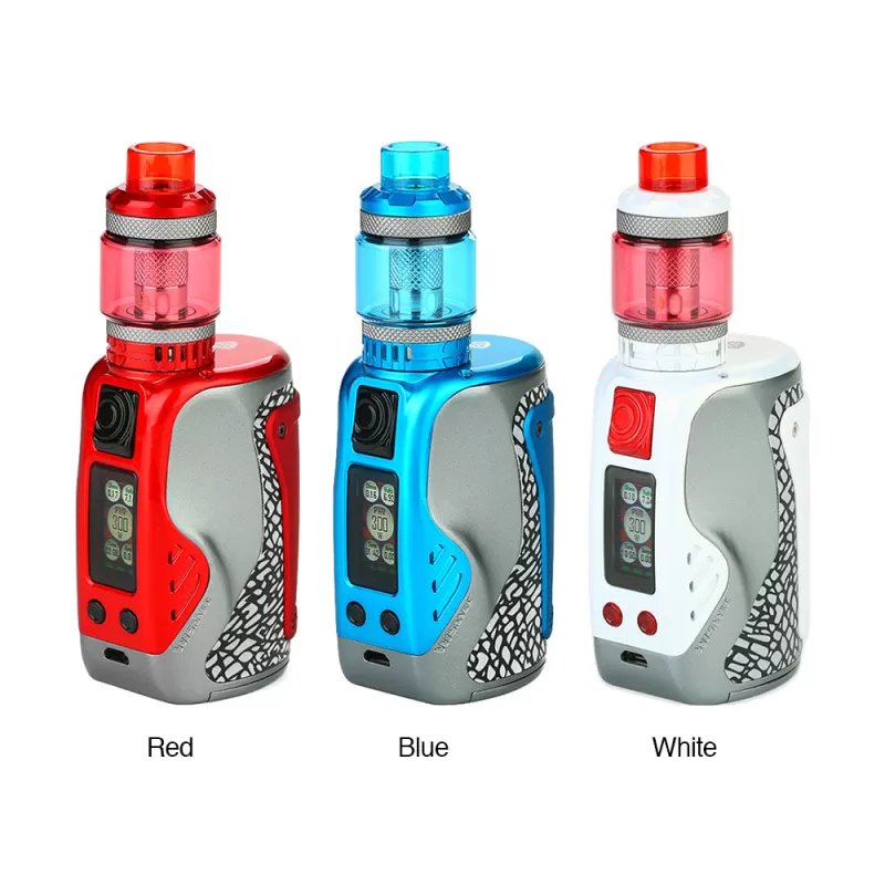 Wismec Reuleaux Tinker 300W Kit with Column Atomizer - Red