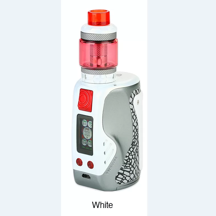 Wismec Reuleaux Tinker 300W Kit with Column Atomizer - Red - Image 3