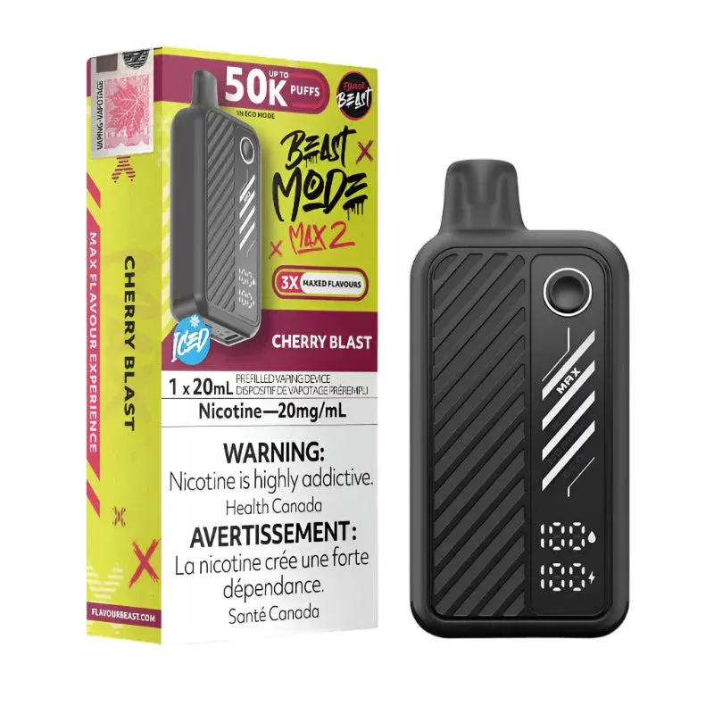 Flavour Beast Beast Mode Max 2 50k – Cherry Blast Iced