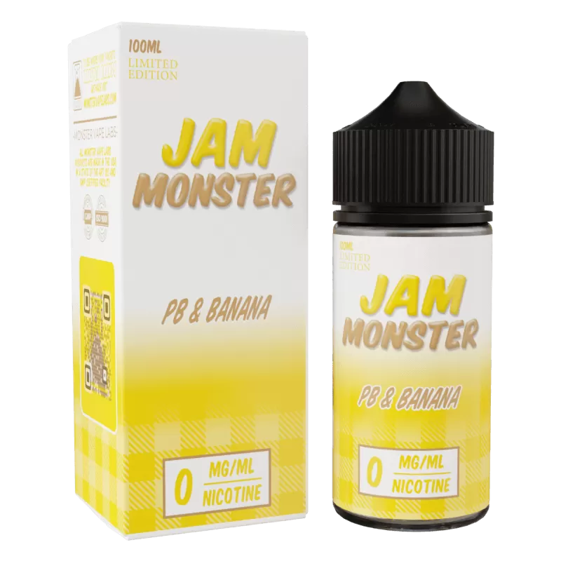 Jam Monster - PB & Banana - 100ML E-Liquid