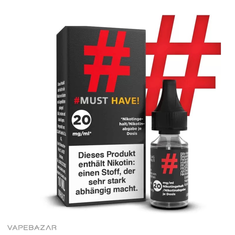 Must Have Nikotinsalz Liquid – # - 10mg/ml - Image 2