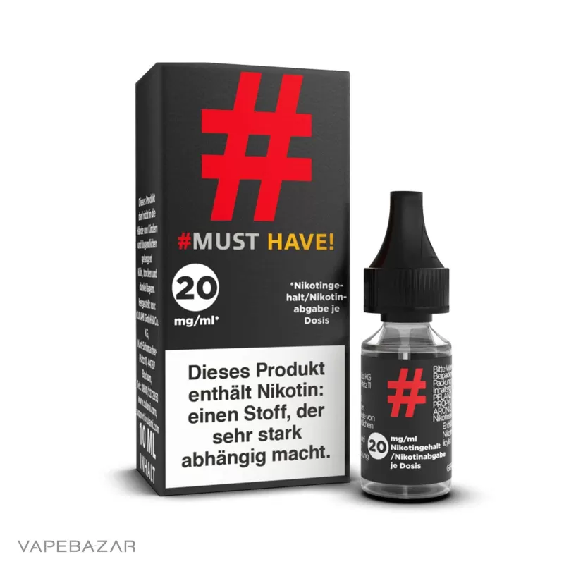 Must Have Nikotinsalz Liquid – # - 10mg/ml - Image 3