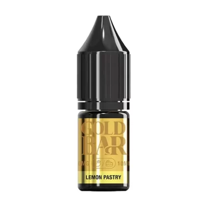 Gold Bar Lemon Pastry Nic Salt vape Juice - 10 Pack