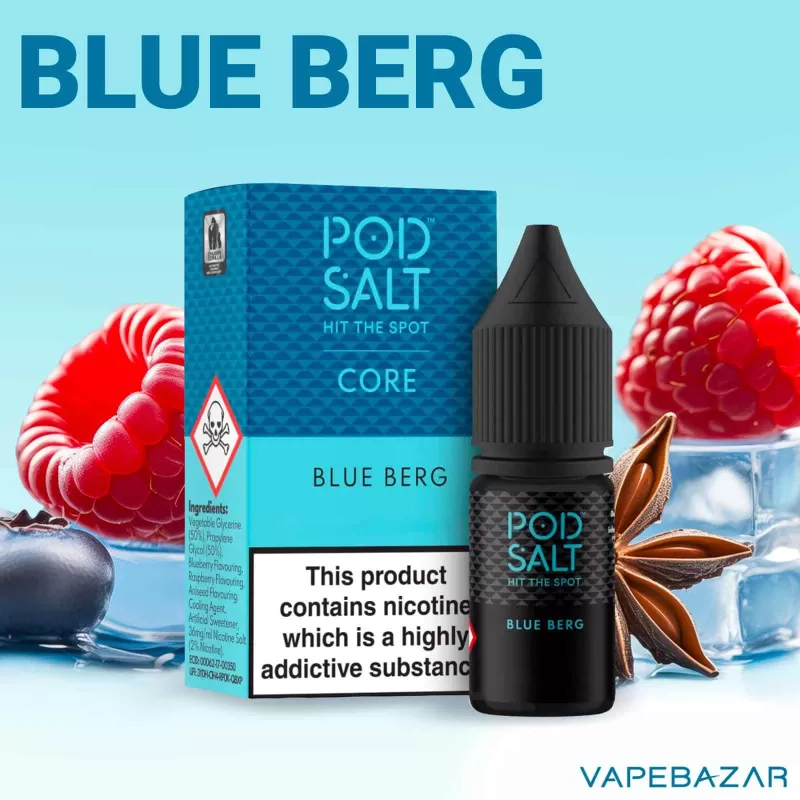 Podsalt Core – Blue Berg - 11mg/ml, 20mg/ml