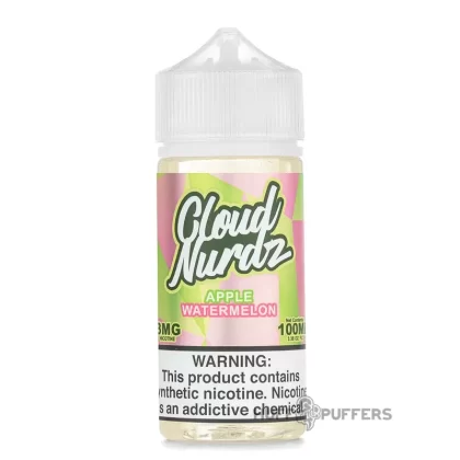 Cloud Nurdz – Apple Watermelon 100mL - Nicotine Strength#0mg>3mg>6mg