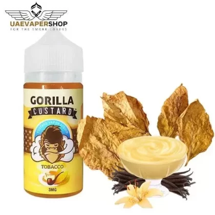 Gorilla Custard Tobacco Buy 100ML Best Online Uae Vaper Shop