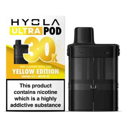 Hyola Ultra 30K Prefilled Replacement Pods Yellow Edition - Ecigpremium