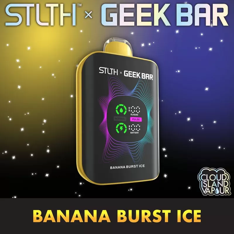 STLTH X GEEK BAR Disposable Vape – Banana Burst Ice