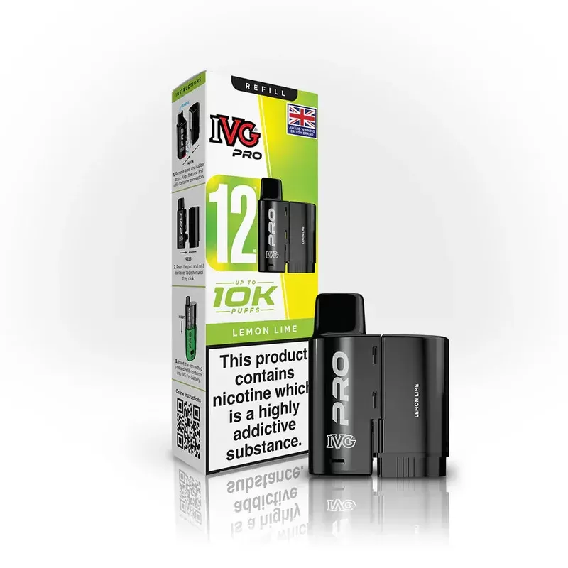 IVG Pro Refill 10mg Lemon Lime - Nicotine Strength#10mg