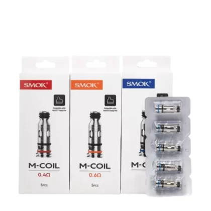 SMOK M Coils Five Pack (0.4Ohm/0.6Ohm/0.8Ohm) - Vape Co