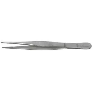 Aesculap® Medium Dissecting Forceps, Serrated Tips