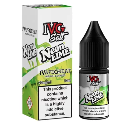 IVG Neon Lime Nic Salt E-Liquid - 10mg