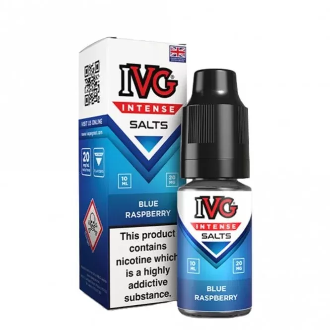 IVG Blue Raspberry Nic Salts E Liquid (10ml)