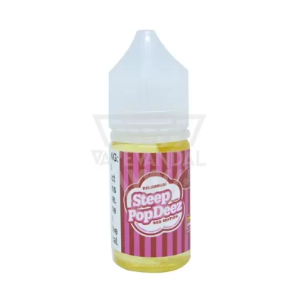 Steep Vapors – Pop Deez Red Edition (Strawberry Shortcake Caramel Popcorn) Salt Nicotine