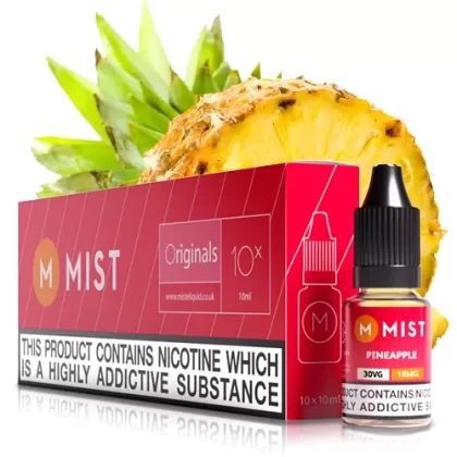 Pineapple Vape Juice (10x10ml) - 30PG/70VG (Extra Vapour) / Medium 12mg