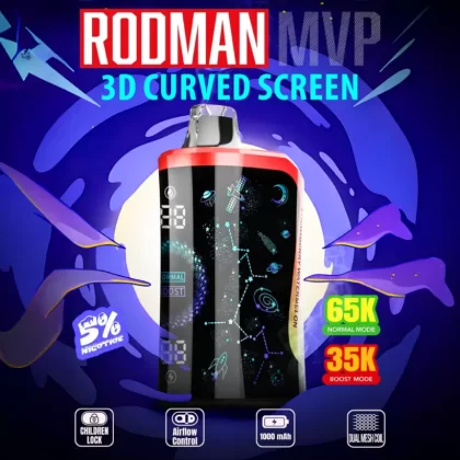 RODMAN MVP 65K Puff Disposable Device - 65,000 Puffs