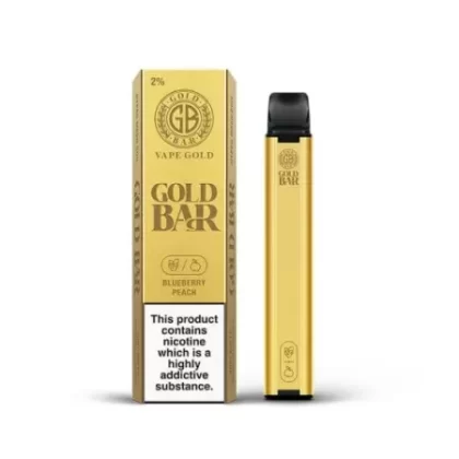 Gold Bar Disposable Vape – Blueberry Peach