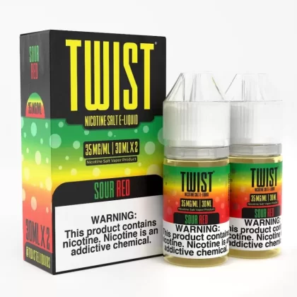 Twist e-Liquids Salt Sweet & Sour eJuice - 60mL (2x30mL); Vape Product, Vape Product