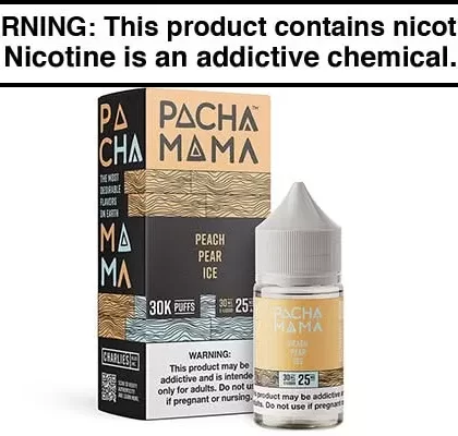 PEACH PEAR ICE BY PACHAMAMA PLUS METATINE 30ML - Vapejuice