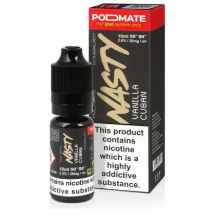 Nasty Juice PodMate Vanilla Cuban E Liquid 10ml - Nicotine Strength#20mg>10mg (026EAC)