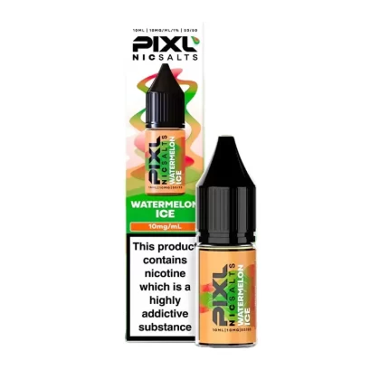Pixl Watermelon Ice Nic Salt E-Liquid - 10 Pack - 10mg