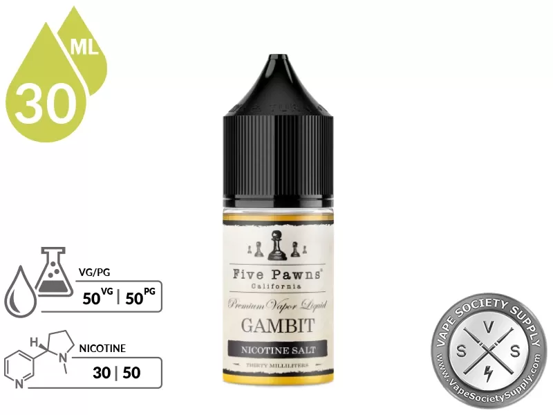 Gambit Five Pawns Salt 30ml - Image 2