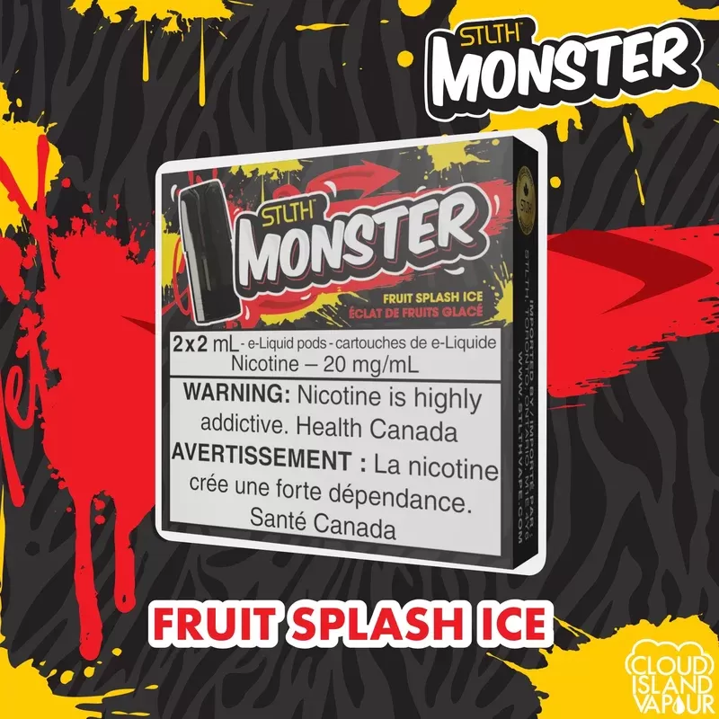 STLTH Monster Pod Pack – Fruit Splash Ice