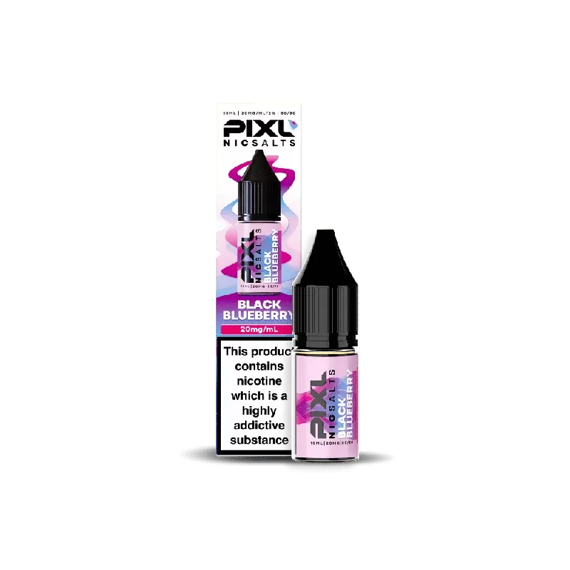PIXL Nic Salt E-Liquid Black Blueberry 10ml - Nicotine Strength#20mg>10mg
