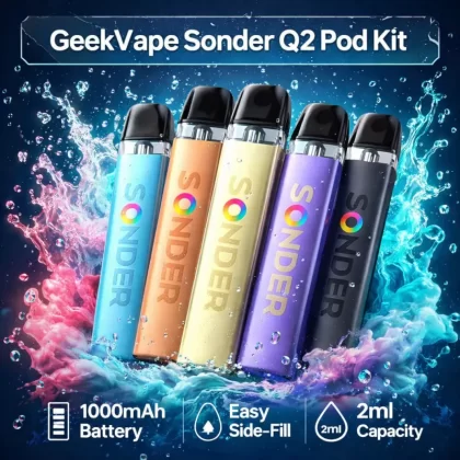 GeekVape Sonder Q2 Pod Kit - Burgundy Red - Vapeciga