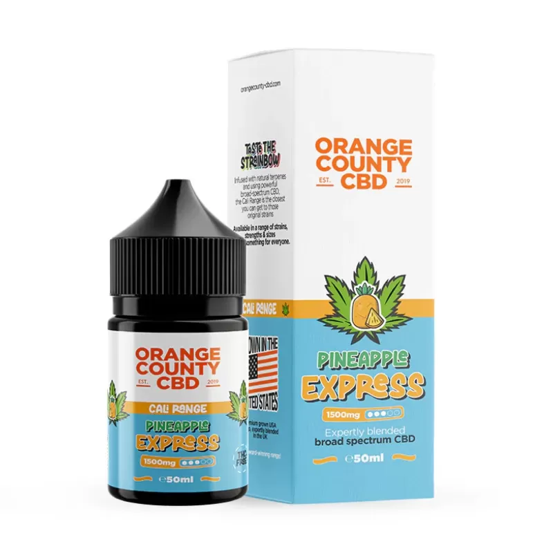 Orange County Pineapple Express CBD Broad Spectrum 1500mg - Vape Product, Vape Product