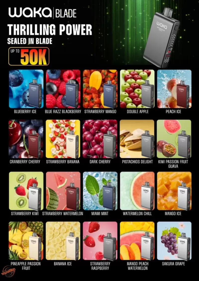 Waka Blade 50000 Puffs Disposable Vape In UAE - Vapesmokezone