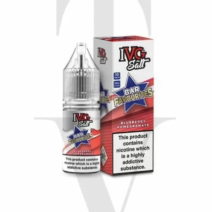 IVG BAR FAVOURITES BLUEBERRY POMEGRANATE NIC SALT E-LIQUID
