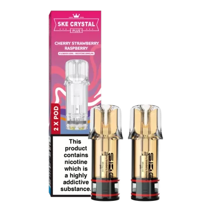 Cherry Strawberry Raspberry SKE Crystal Plus Pods - Vapeshop Co